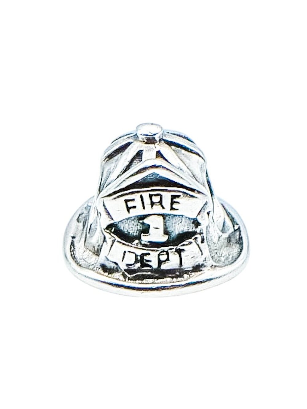 Chamilia Firefighter Helmet Sterling Silver Charm Fire Dept Fireman